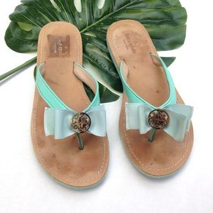 Kate Spade Leather Bow Sandals